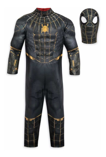 Imagen 4 de 10 de Hombre Araña Spiderman Disfraz Reversible Talla 7-8 Disney