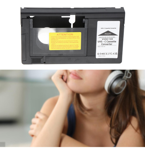 Adaptador De Casete , 12 Mm, Svhs, Svhs-c A Vhs, Convertidor