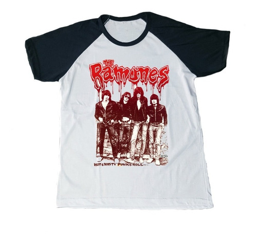 Remera Ramones Hot And Nasty Punk Spun Adulto/niño