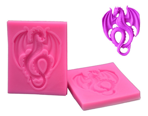 2 Pcs Pterodactyl Cake Clay Decoration Diy Silicone Mold