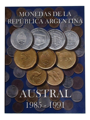 Nuevo! Album Para Monedas Argentinas 1985 - 1991 Australes
