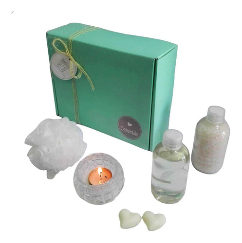 Kit Caja Regalo Gift Box Spa Jazmín Set Zen Aroma N61 Relax