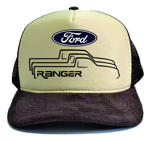 Boné Personalizado Desenho Silhueta Desenho Ford Ranger Top