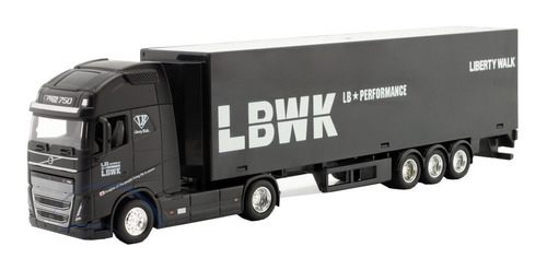 Camion Escala 1/43 Volvo Fh16 Globetrotter Livery Lbwk