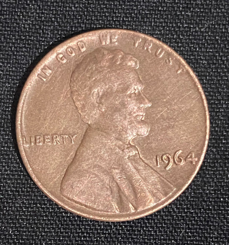 Moeda Antiga 1964 Dollar Reis Coleccionista One Cent Coin 