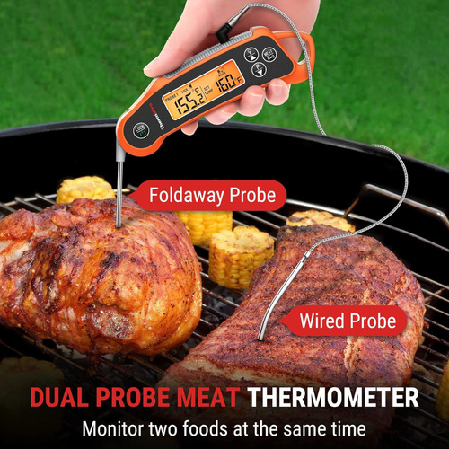 Termometro Digital Cocina Thermopro Tp710 2 Sondas Alarma