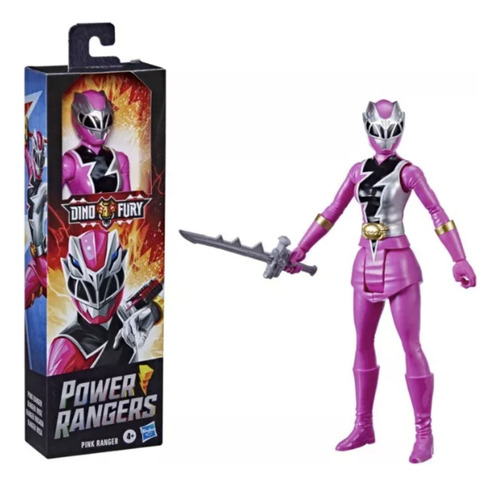 Power Rangers Dino Fury Pink Ranger 30cm