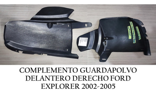 Guardapolvo Delantero Complemento Ford Explorer 2002-2005