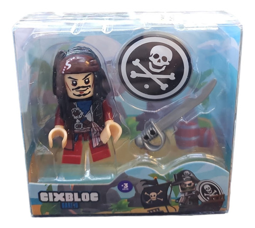 Muñecos Articulados Cixbloc Garfio Piratas Con Accesorios