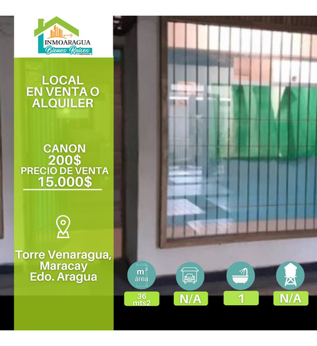 Venta O Alquiler De Local/ Torre Venaragua, Maracay/ Yp1390