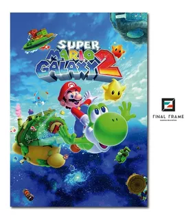 Pôster Arte Super Mario Galaxy 2 Nintendo Wii 29,7x42cm