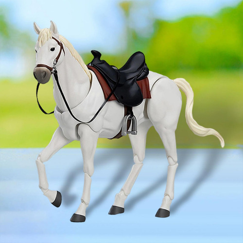 Modelo Figura Caballo A Escala 1/12, Accesorio Blanco