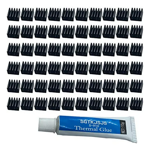 Kit Mini Disipador De Calor Para Vrm Mosfet Vram.