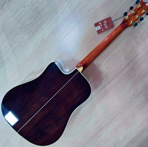 Imagem 8 de 10 de Violão Tagima Canada Vancouver Eq Cherry Burst Folk