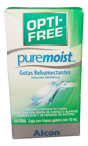 Gotas Opti-free Puremoist Para Lentes De Contacto Blandos