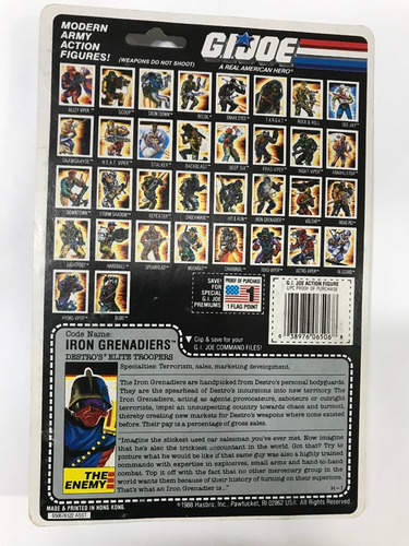 Gi Joe Iron Grenadiers 1988 Destro Gijoe (Usado)