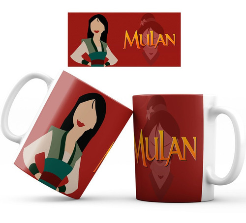 Mug Taza Mulán Disney Princesa Regalo 001