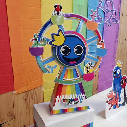 Ferris Wheel Rueda De La Fortuna 25 Cm Rainbow Friends