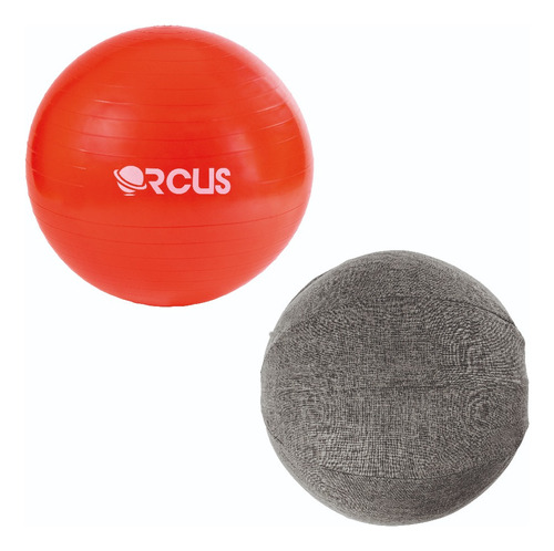 Pelota Pilates 55 Cm + Funda  - Fitness - Rehabilitacion