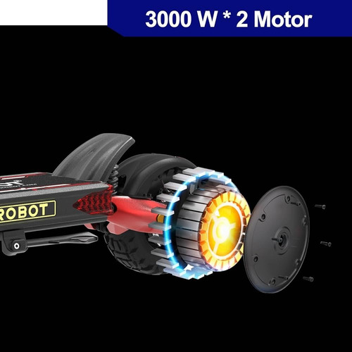 Nanrobot Ls7+ Scooter Eléctrico Doble Motor 6000w Alta Gama