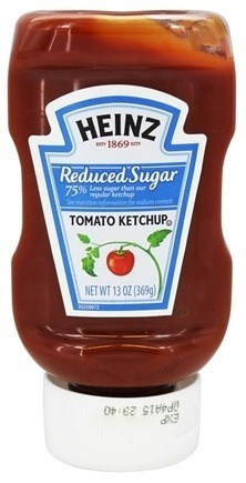 Ketchup Heinz Reducida En Azúcar Pet Down 369 Gramos