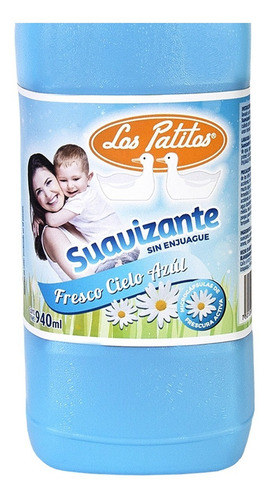 Suavizante Los Patitos Fresco Cielo Azul, Caja 12 Pzs 920 Ml
