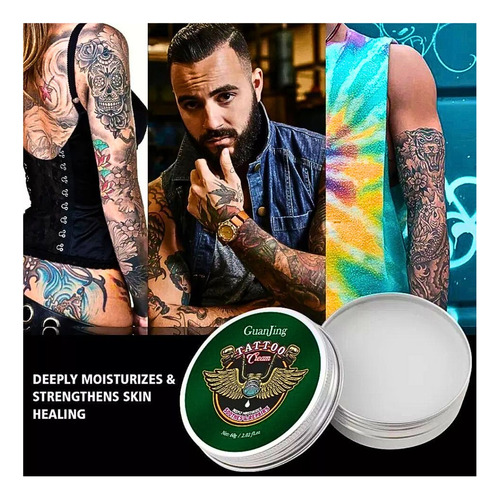 Kit De Barba Y Tatoo Cera/gel De Afeitar/aceite/maquinas