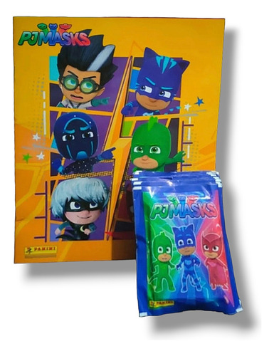 Album Pjamask + 50 Sobres (250 Estampas) Panini 2019