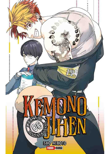Kemono Jihen Asuntos Monstruosos 08, De Sho Aimoto. Serie Kemono Jihen Editorial Panini Manga Argentina, Tapa Blanda En Español, 2023