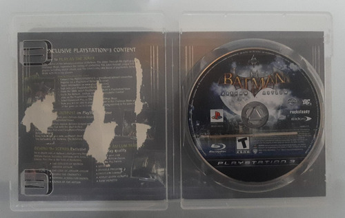 Batman Arkham Asylum Para Ps3 (Usado)