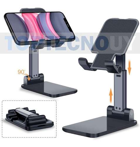 Imagen 3 de 5 de Soporte De Celular Mesa Escritorio Plegable Angulo Regulable