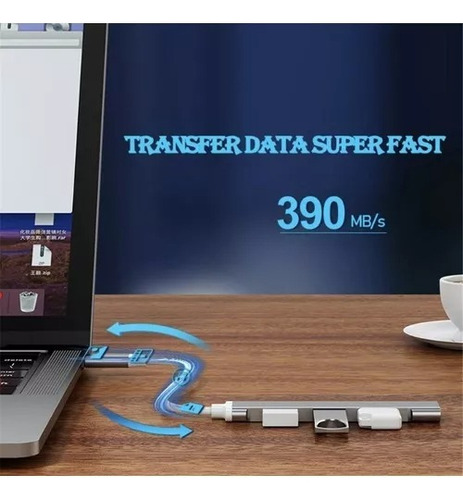 Hub Tipo C Com 4 Portas Usb