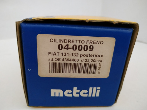 Cilindros De Freno Trasero Fiat 131 Y 132 (15t)par