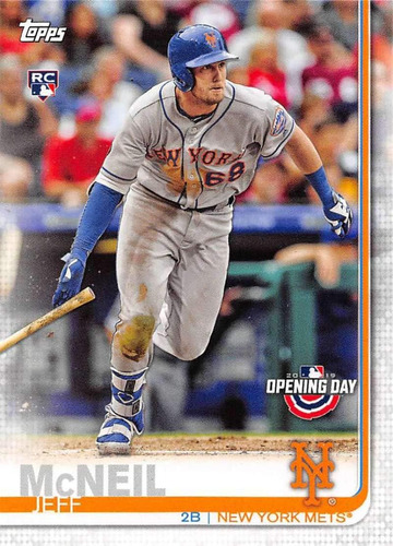 2019 Topps Día Inaugural 133 Jeff Mcneil Tarjeta De Béisbol 