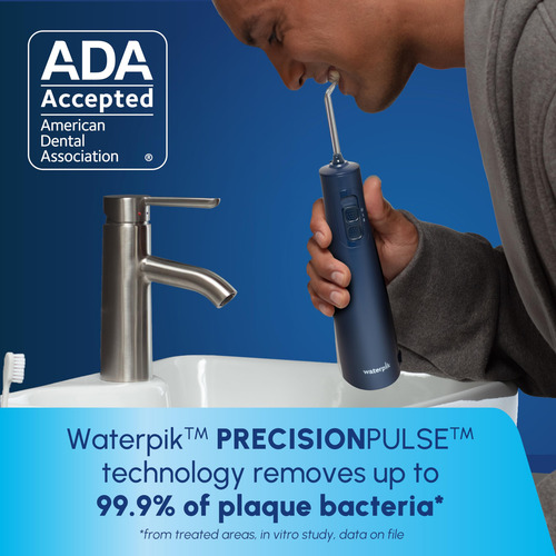 Water Flosser Waterpik Cordless Pulse Recarregável Wf-20 Blu