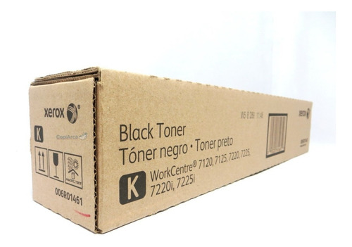 Workcentre 7120 7225 Xerox Toner Negro Original 006r01461