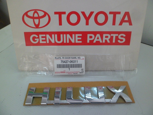 Emblema De Compuerta Y Lateral Hilux 2006-2015 Original