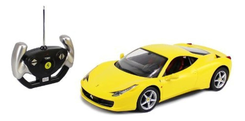(amarillo) Licencia 1/14 Escala Ferrari 458 Italia Radio Con