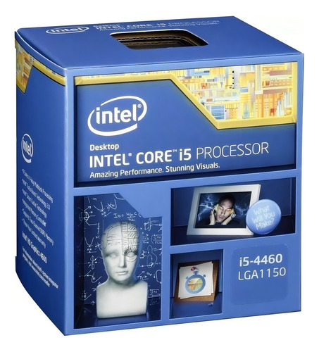 Procesador Intel Core i5-4460 BX80646I54460 de 4 núcleos y 3.4GHz de frecuencia con gráfica integrada