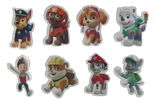 Apliques/adesivos Patrulha Canina / Paw Patrol (24 Unidades)