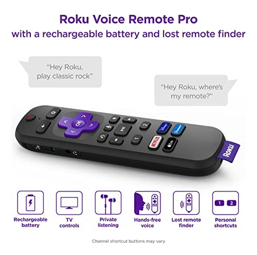 Dispositivo De Transmisión Roku Ultra 4k/hdr/dolby Recargabl