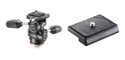 Manfrotto Mh804 3-way, Pan-and-tilt Head Kit With 200lt-pl Q