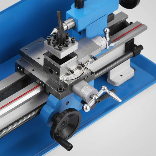 Torno Paralelo De Sobremesa Dintass 350mm Entre Centros