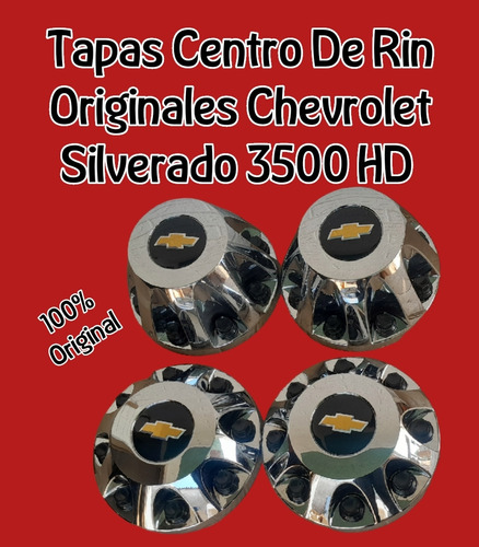 Tapas Centro De Rin Originales Silverado 350 Hd 2010-2014
