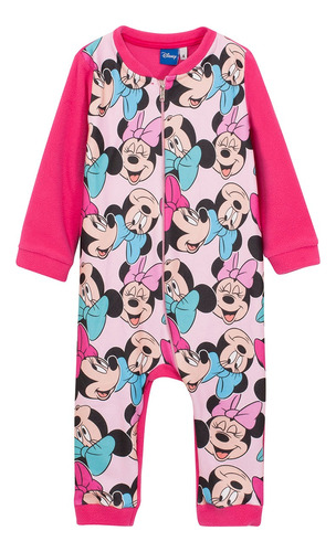 Enterito Pijama Polar Minnie Mouse Disney Oficial Niñas