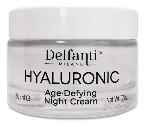 Crema Noche Hialurónica Para La Edad Cara Y Cuello, Delfani Tipo de piel Todo tipo de piel