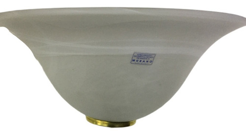 Aplique Difusor Dona 1 Luz Murano Pack X 4 Uni. 30cm Aptoled Estructura Blanco