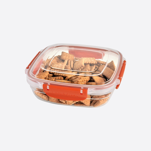 Contenedor de alimentos hermético Vencort Cuadrado 1025 ml 1.025L