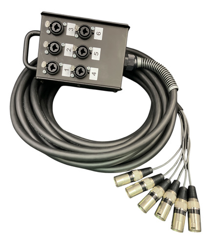 Medusa Multisom 6 Vias Com Conectores Combo - 5 Metros
