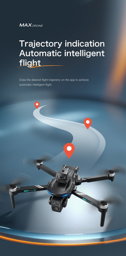 Drone Gn 506 Camera 6k Full Hd Sensor Obstáculo 500m Retorn Preto